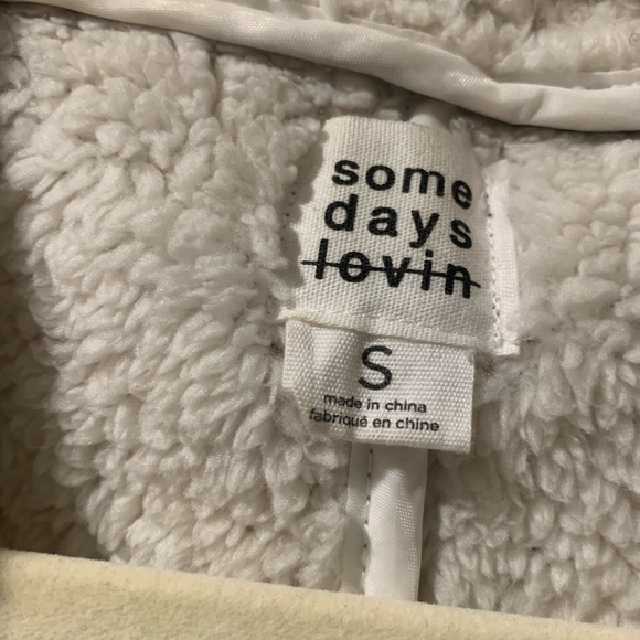 Sherpa suede fall jacket - Picture 6 of 6